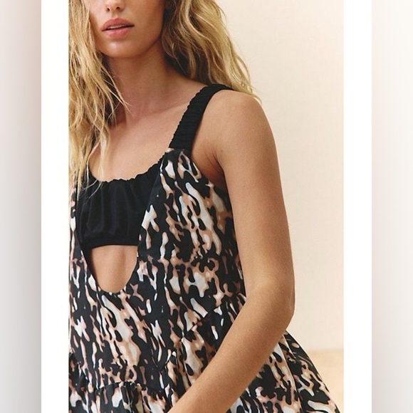 New! Free People Movement One Two Punch Animal PrintSet 🖤 Small NWT! - Picture 4 of 15